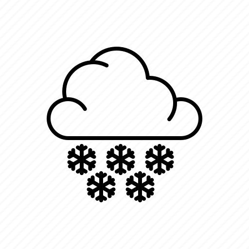 Cloudy, nature, snow icon - Download on Iconfinder