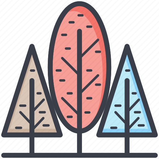 Eco, generic trees, nature concept, trees, trees drawing icon - Download on Iconfinder