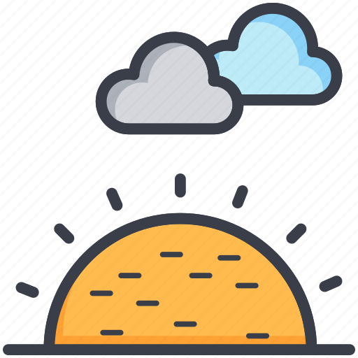 Meteorology, sunny clouds, weather, weather forecast, weather update icon - Download on Iconfinder