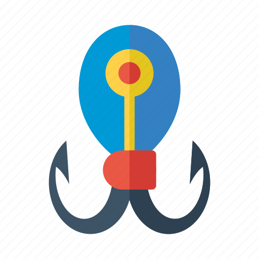 Fish, hook, marine, nautical, sea icon - Download on Iconfinder