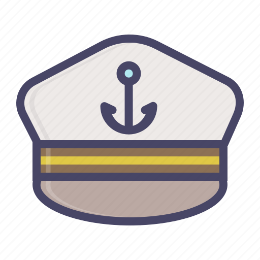 Captain, hat, marine, nautical, sail, ship, vessel icon - Download on Iconfinder