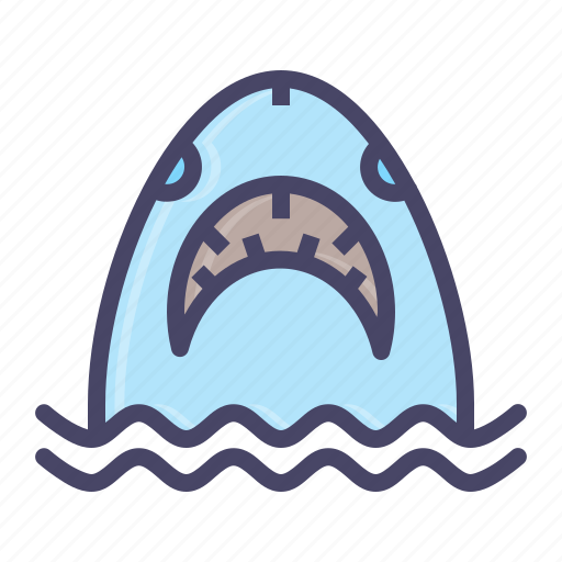 Fish, jaws, marine, ocean, sea, shark, whale icon - Download on Iconfinder