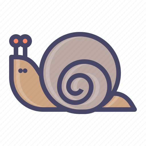 Mollusc, shell, slow, sluggish, snail icon - Download on Iconfinder