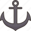 anchor, ship, nautical, ocean, sea 