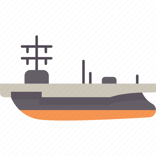 Aircraft, carrier, naval, warship, military icon - Download on Iconfinder