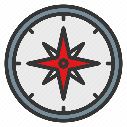Compass, direction, gps, navigation, sailor icon - Download on Iconfinder
