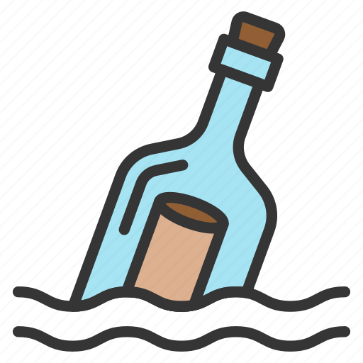 Bottle, message, nautical, sailor, sea icon - Download on Iconfinder