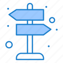 direction, sign, board, left, right