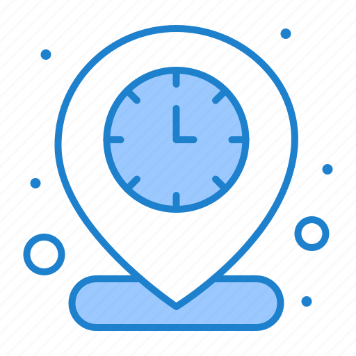 Clock, location, time, pin icon - Download on Iconfinder