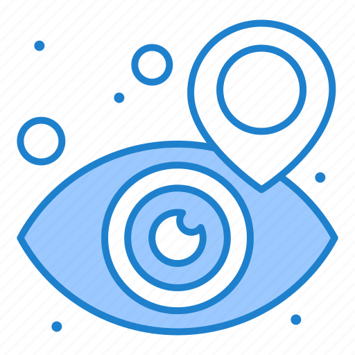 Eye, location, map, pointer icon - Download on Iconfinder