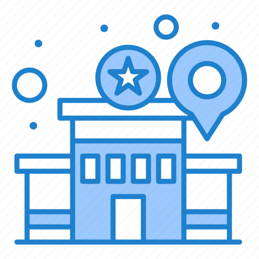 Building, location, police, station icon - Download on Iconfinder