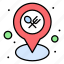 location, restaurant, map, pin 
