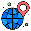globe, location, map
