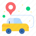 car, location, pin, map