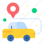 car, location, pin, map 