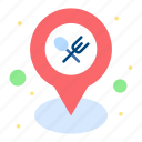 location, restaurant, map, pin