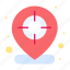 arrow, location, target 