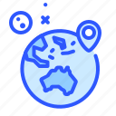 earth, pin, map, gps, location