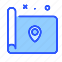 scroll, map, gps, location