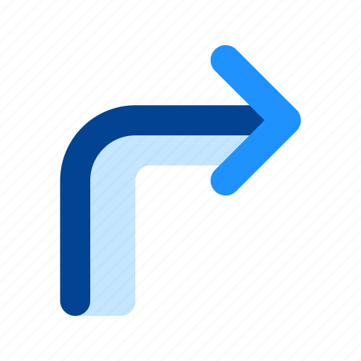 Arrow, turn, right, after, back, next, redo icon - Download on Iconfinder