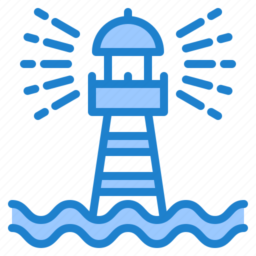 Lighthourse, light, direction, sea, warning icon - Download on Iconfinder