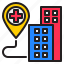 hospital, location, navigator, health, direction 
