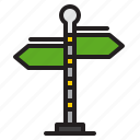 signpost, navigator, turn, direction, navigation