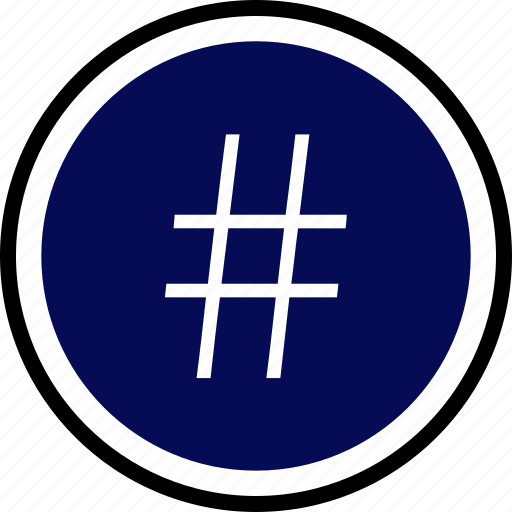 Hashtag, twitter, pound icon - Download on Iconfinder