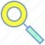 find, glass, magnifying, search, seo 