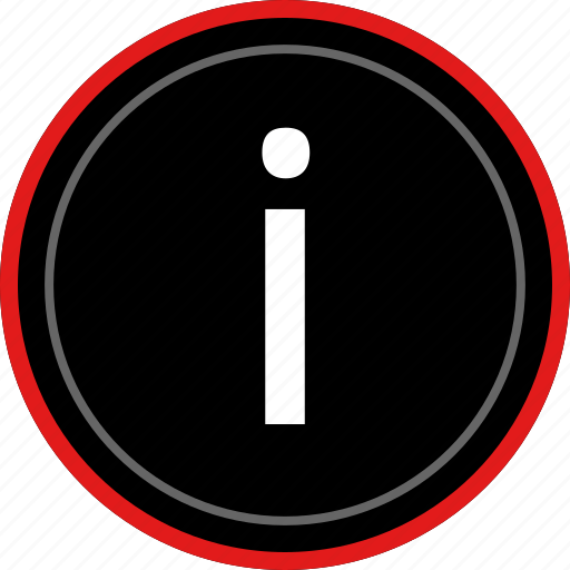 I, info, information, letter, menu, nav icon - Download on Iconfinder