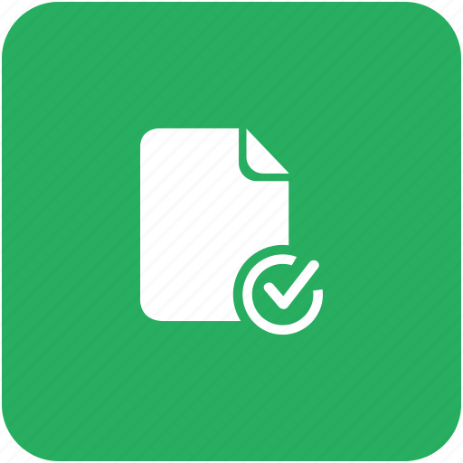 Accept, check, confirm, doc, document icon - Download on Iconfinder