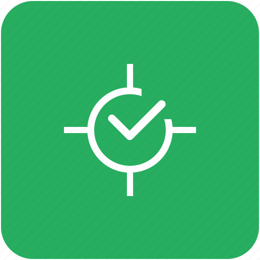 Accept, aim, confirm, green, ok, target icon - Download on Iconfinder