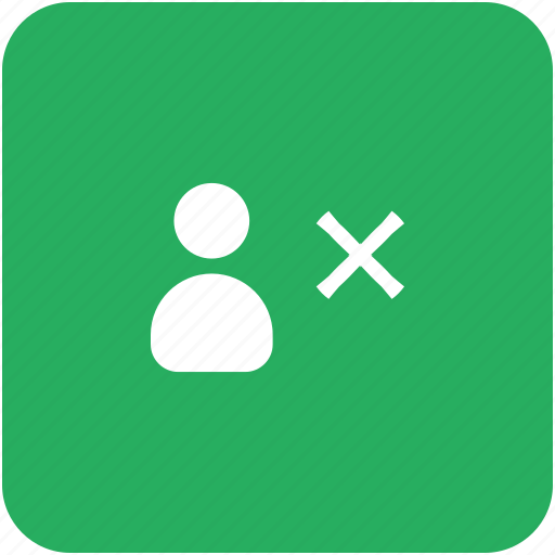 Ban, close, delete, green, id, person, user icon - Download on Iconfinder