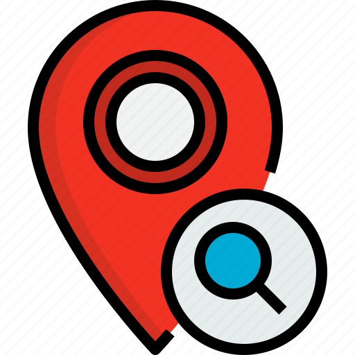 Direction, navigator, placeholder, position, route, search, way icon - Download on Iconfinder