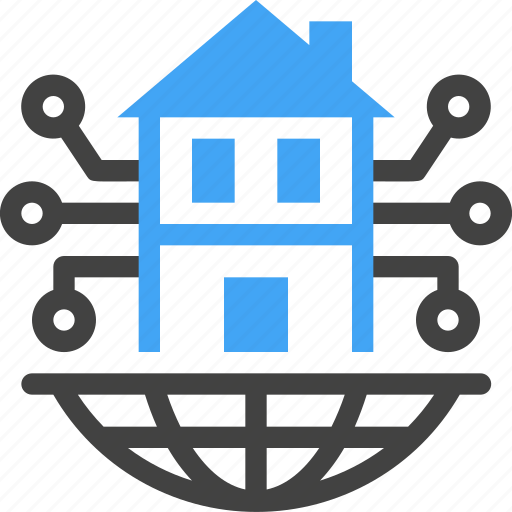 Smart city, technology, device, smart home, house, buildings icon - Download on Iconfinder