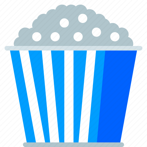Cinema, corn, food, gastronomy, meal, movie, popcorn icon - Download on Iconfinder