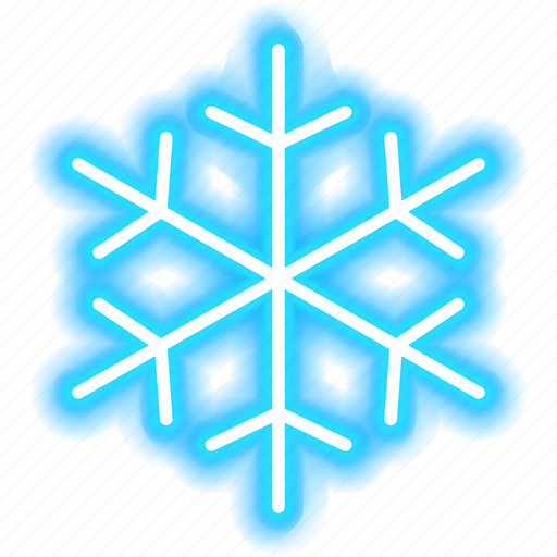Snowflake, neon, sign, snow, cold, winter icon - Download on Iconfinder