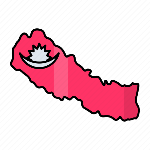 Nepal, map, nation, country, atlas, traditional icon - Download on Iconfinder