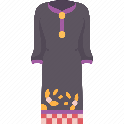 Kurta, suruwal, dress, lady, nepalese icon - Download on Iconfinder
