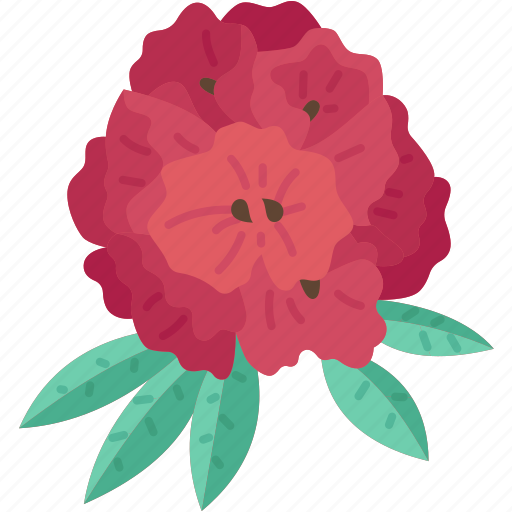 Rhododendron, flower, blossom, plant, nature icon - Download on Iconfinder
