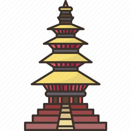 Pagoda, ancient, religious, culture, hindu icon - Download on Iconfinder