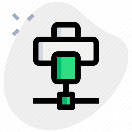 Printer, network, connection icon - Download on Iconfinder