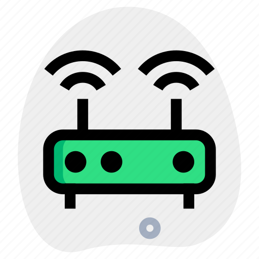 Router, share, double, signal, network icon - Download on Iconfinder
