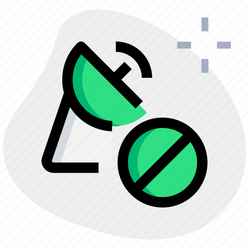Satellite, banned, network icon - Download on Iconfinder