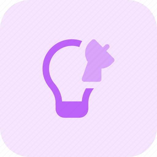 Satellite, network, bulb, light icon - Download on Iconfinder