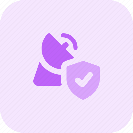 Satellite, check, protection, network icon - Download on Iconfinder