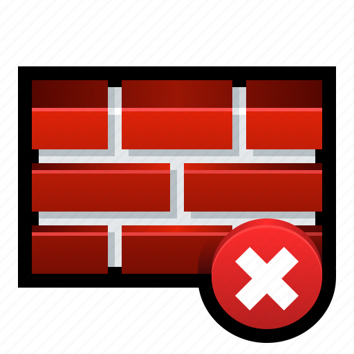 Alert, firewall, disable firewall icon - Download on Iconfinder