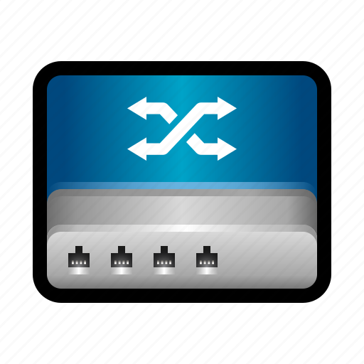 Gateway, hub, lan, router, switch icon - Download on Iconfinder