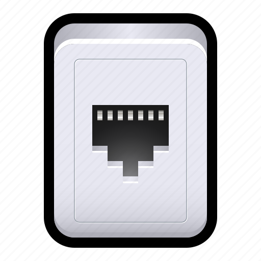 Ethernet, plug, rj 45, lan icon - Download on Iconfinder