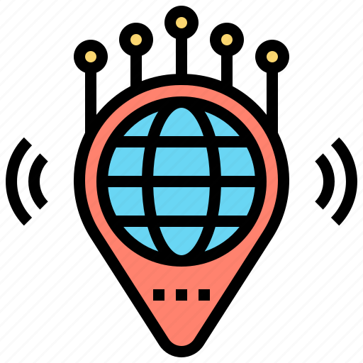 Cyber, global, location, network, technology icon - Download on Iconfinder